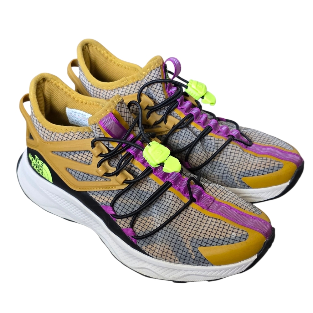 The North Face Oxeye Tech Arrowwood Yellow Hiking Shoes Women's Size 7.5